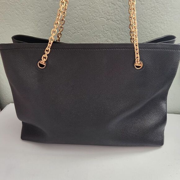 Tory Burch Carson Chain-link Leather Tote Bag - Picture 5 of 16